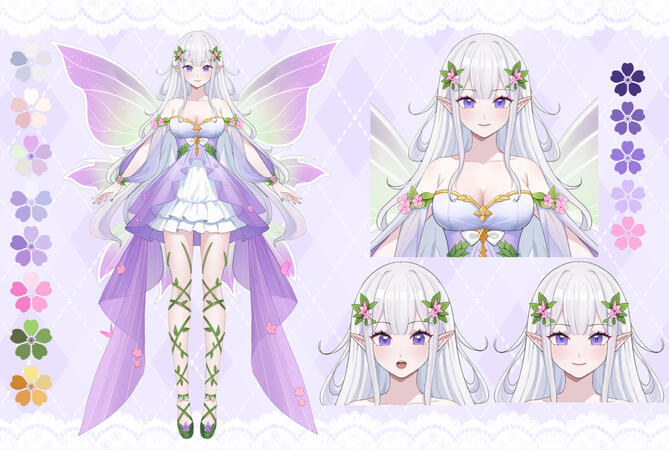 vtuber model by @sen7yu